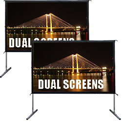 Dual 10.5 x 14 screens